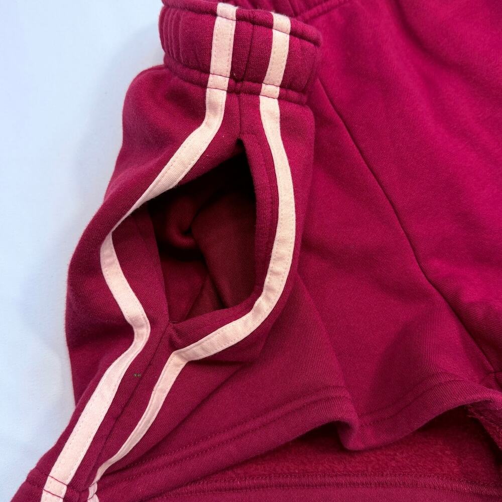White Fox Lounge Shorts Large Raspberry Jelly Fleece Lined Comfy Athletic Casual - Picture 5 of 10